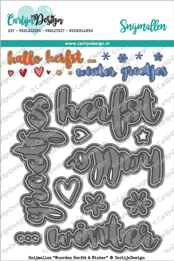 Carlijn Design Snijmal Woorden Herfst & Winter (CDSN-0031) Carlijn Design Snijmal Woorden Herfst & Winter (CDSN-0031)