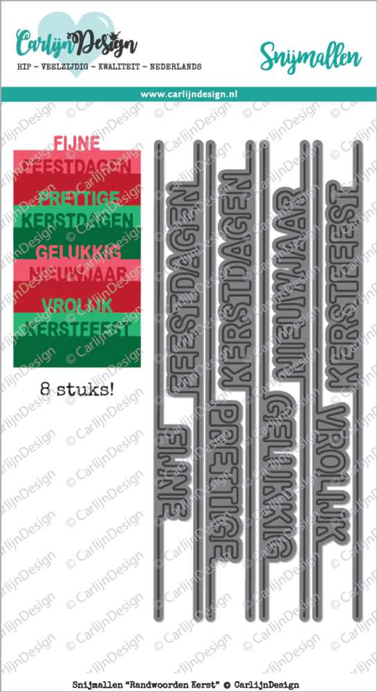 Carlijn Design Snijmal Randwoorden Kerst (CDSN-0033) Carlijn Design Snijmal Randwoorden Kerst (CDSN-0033)