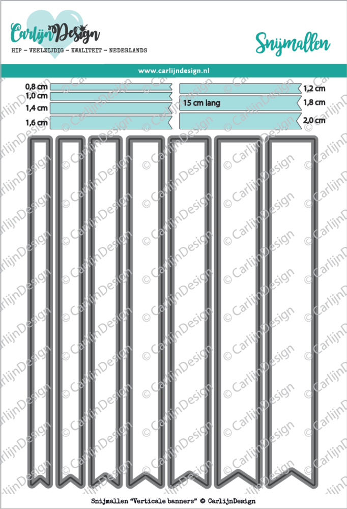 Carlijn Design Snijmal Verticale Banners (CDSN-0035)