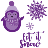 Gemini Christmas Penguin Stamp & Die (GEM-STD-PEC)