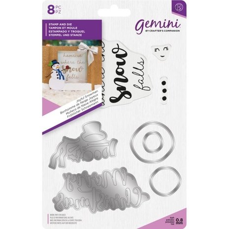 Gemini Joyful Snowman Stamp & Die (GEM-STD-JOS) Gemini Joyful Snowman Stamp & Die (GEM-STD-JOS)