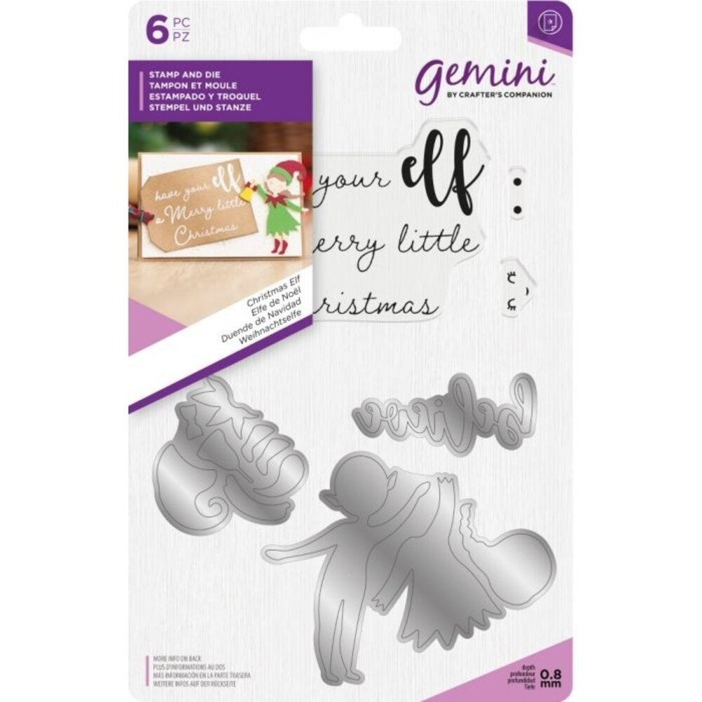 Gemini Christmas Elf Stamp & Die (GEM-STD-CHE) Gemini Christmas Elf Stamp & Die (GEM-STD-CHE)