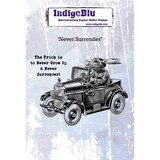 IndigoBlu Never Surrender A6 Rubber Stamp (IND0558)
