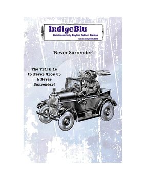 IndigoBlu Never Surrender A6 Rubber Stamp (IND0558)