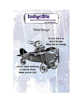 IndigoBlu Wild Things A6 Rubber Stamp (IND0559)