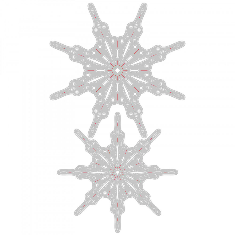 Sizzix Thinlits Alterations Fanciful Snowflakes (664227) Sizzix Thinlits Alterations Fanciful Snowflakes (664227)