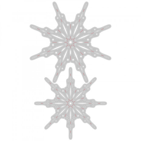 Sizzix Thinlits Alterations Fanciful Snowflakes (664227) Sizzix Thinlits Alterations Fanciful Snowflakes (664227)