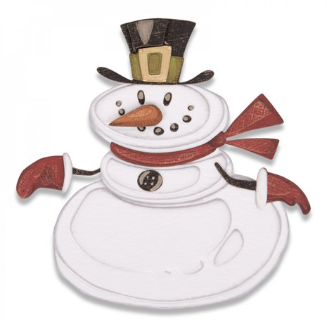 Sizzix Thinlits Alterations Mr. Snowman Colorize (664230)