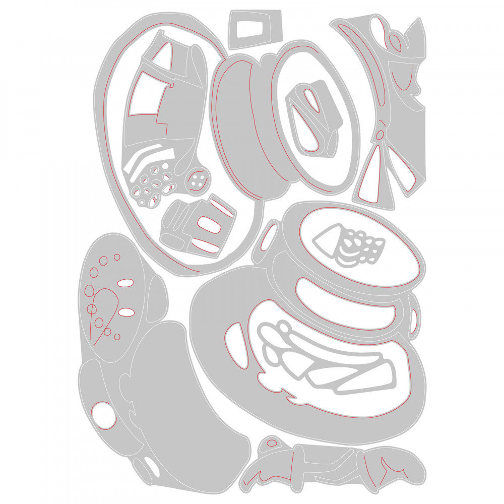 Sizzix Thinlits Alterations Mr. Snowman Colorize (664230)