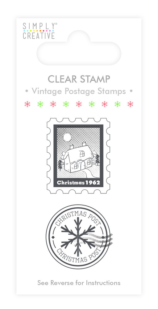 Simply Creative Vintage Postage Clear Stamps (SCSTP005X19) Simply Creative Vintage Postage Clear Stamps (SCSTP005X19)