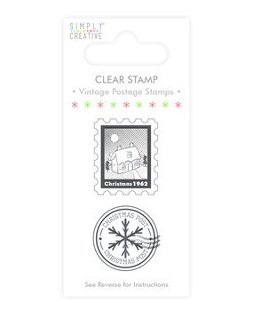 Simply Creative Vintage Postage Clear Stamps (SCSTP005X19) Simply Creative Vintage Postage Clear Stamps (SCSTP005X19)