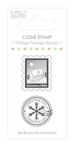 Simply Creative Vintage Postage Clear Stamps (SCSTP005X19) Simply Creative Vintage Postage Clear Stamps (SCSTP005X19)