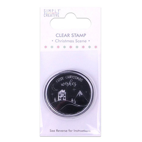 Simply Creative Christmas Scene Clear Stamp (SCSTP008X19) Simply Creative Christmas Scene Clear Stamp (SCSTP008X19)