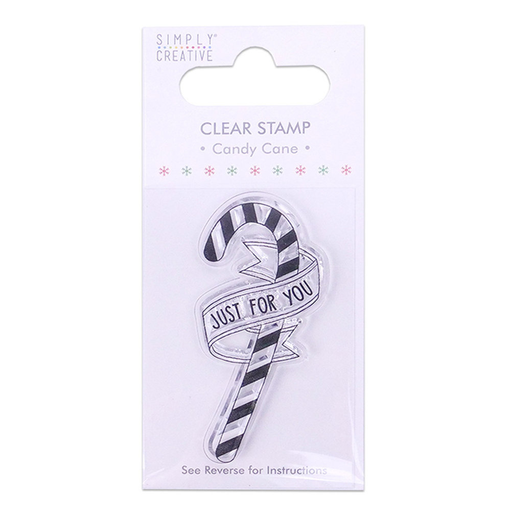 Simply Creative Candy Cane Clear Stamp (SCSTP011X19) Simply Creative Candy Cane Clear Stamp (SCSTP011X19)