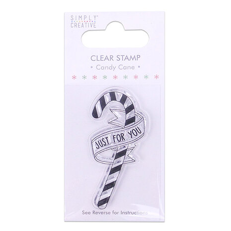 Simply Creative Candy Cane Clear Stamp (SCSTP011X19) Simply Creative Candy Cane Clear Stamp (SCSTP011X19)