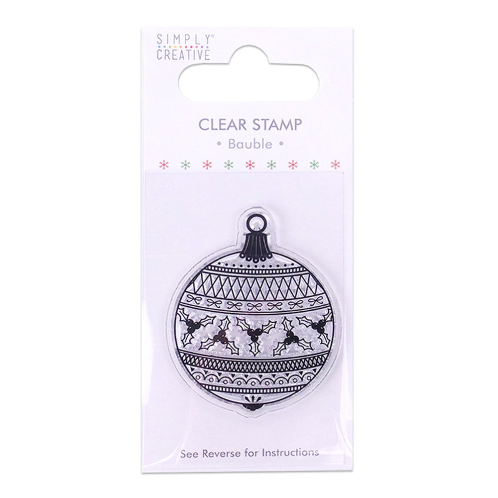 Simply Creative Bauble Clear Stamp (SCSTP015X19) Simply Creative Bauble Clear Stamp (SCSTP015X19)