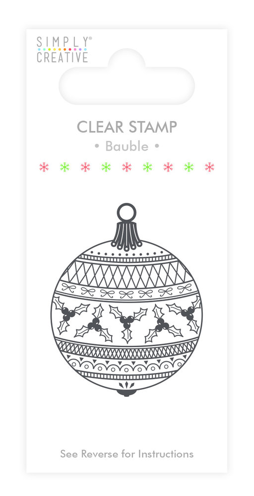 Simply Creative Bauble Clear Stamp (SCSTP015X19) Simply Creative Bauble Clear Stamp (SCSTP015X19)