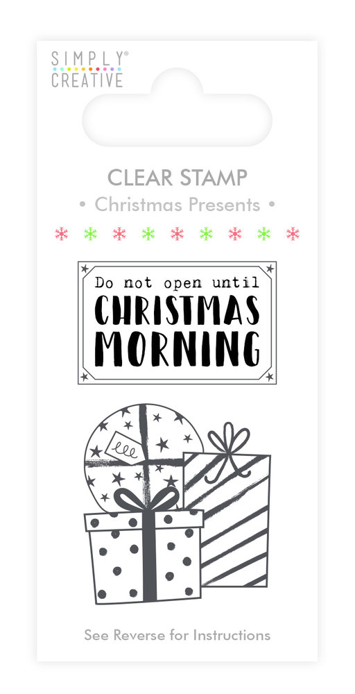 Simply Creative Christmas Present Clear Stamps (SCSTP019X19)