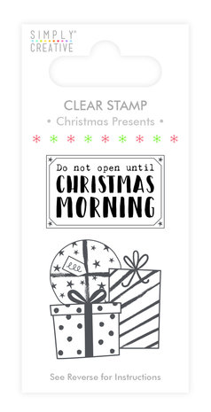 Simply Creative Christmas Present Clear Stamps (SCSTP019X19)