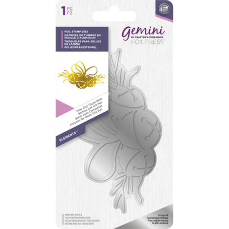 Gemini Foil Stamp Die Elements Ring Out Those Bells (GEM-FS-ELE-ROTB) Gemini Foil Stamp Die Elements Ring Out Those Bells (GEM-FS-ELE-ROTB)