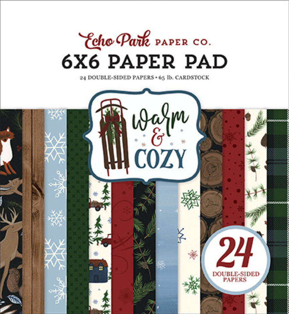 Echo Park Warm & Cozy 6x6 Inch Paper Pad (WC194023) Echo Park Warm & Cozy 6x6 Inch Paper Pad (WC194023)