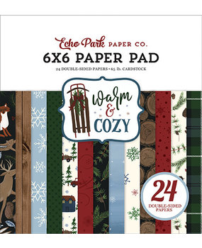 Echo Park Warm & Cozy 6x6 Inch Paper Pad (WC194023) Echo Park Warm & Cozy 6x6 Inch Paper Pad (WC194023)