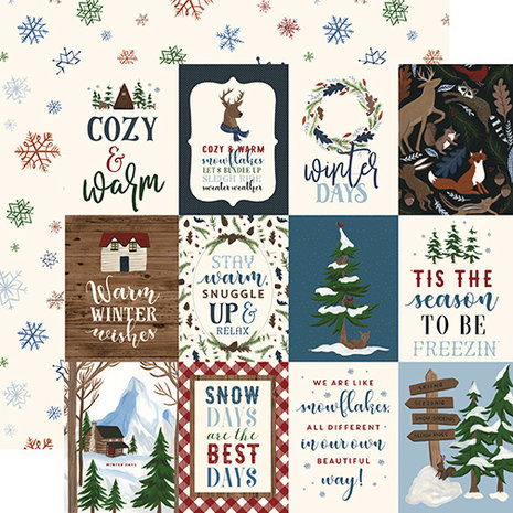 Echo Park Warm & Cozy 6x6 Inch Paper Pad (WC194023) Echo Park Warm & Cozy 6x6 Inch Paper Pad (WC194023)