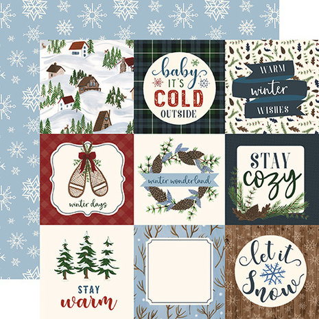 Echo Park Warm & Cozy 6x6 Inch Paper Pad (WC194023) Echo Park Warm & Cozy 6x6 Inch Paper Pad (WC194023)