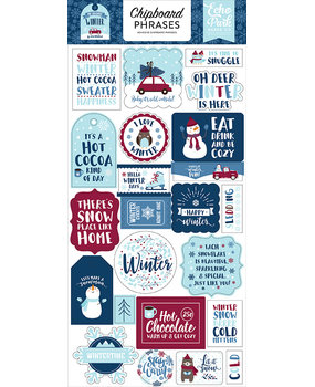 Echo Park My Favorite Winter 6x13 Inch Chipboard Phrases (MFW193022) Echo Park My Favorite Winter 6x13 Inch Chipboard Phrases (MFW193022)