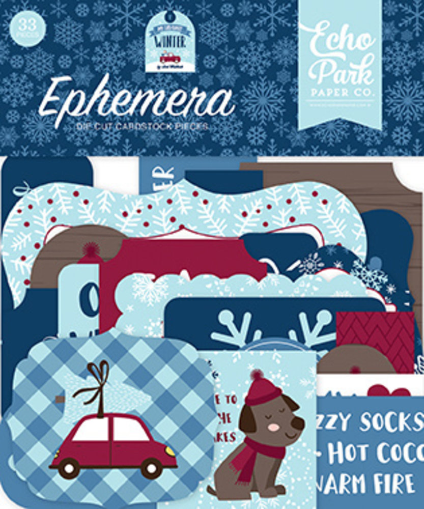 Echo Park My Favorite Winter Ephemera (MFW193024) Echo Park My Favorite Winter Ephemera (MFW193024)