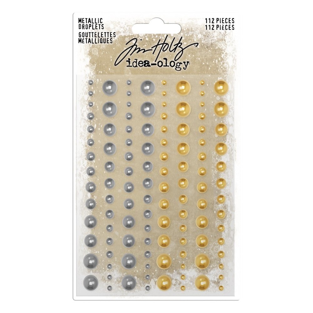 Idea-ology Tim Holtz Metallic Droplets (112pcs) (TH94016)