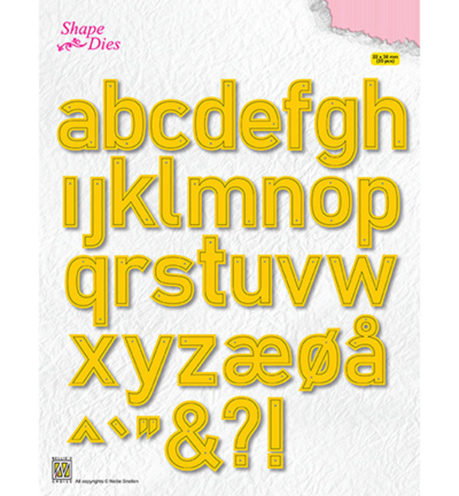 Nellie Snellen Shape Die Alphabet Large (SD176) Nellie Snellen Shape Die Alphabet Large (SD176)
