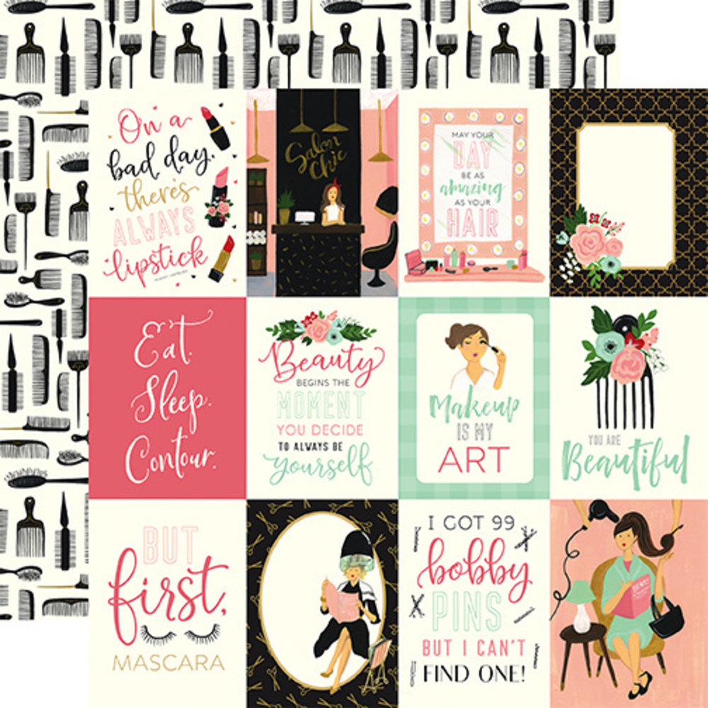 Echo Park Salon 12x12 Inch Collection Kit (SAL196016) Echo Park Salon 12x12 Inch Collection Kit (SAL196016)