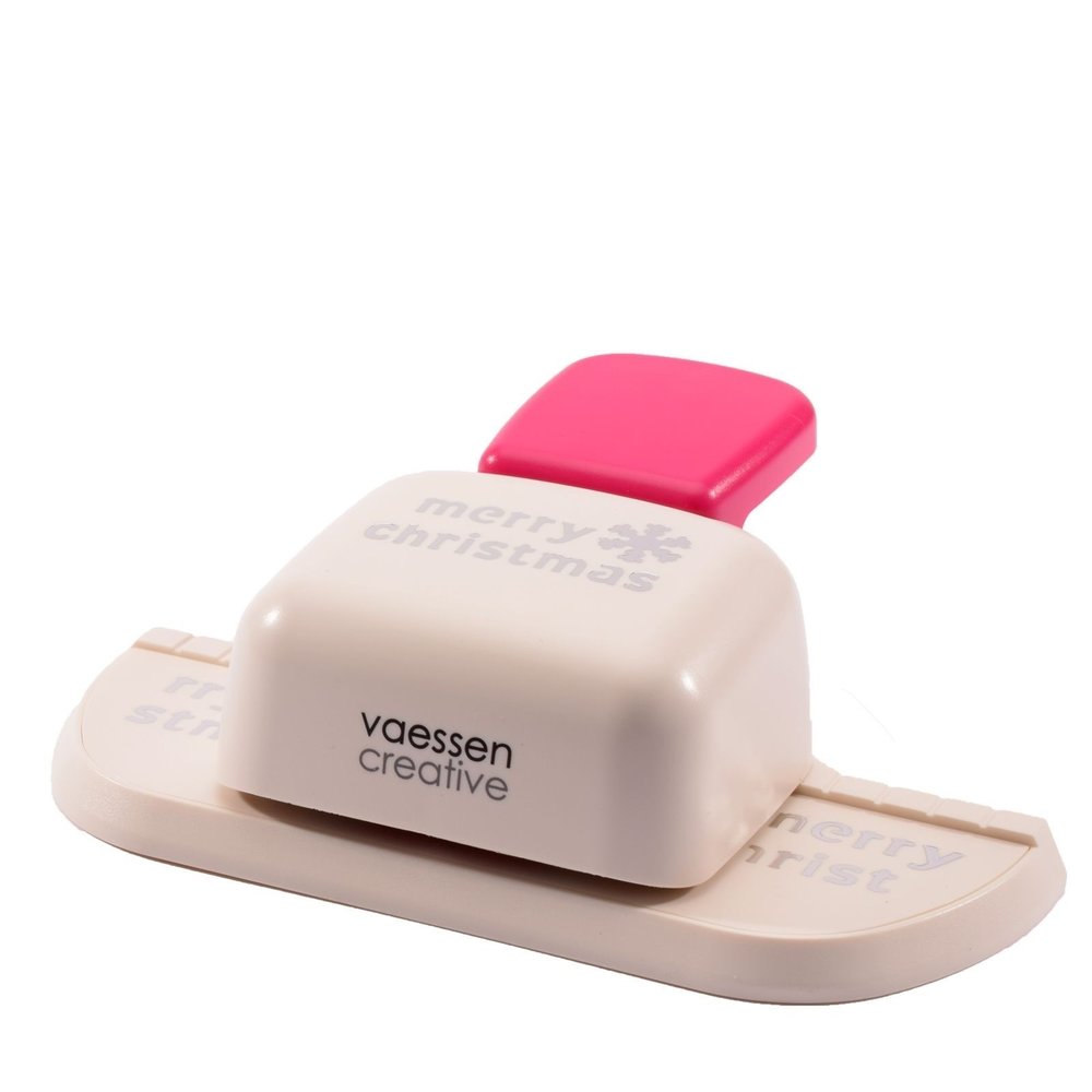 Vaessen Creative Randpons Diepe Rand Merry Christmas (21486-001)
