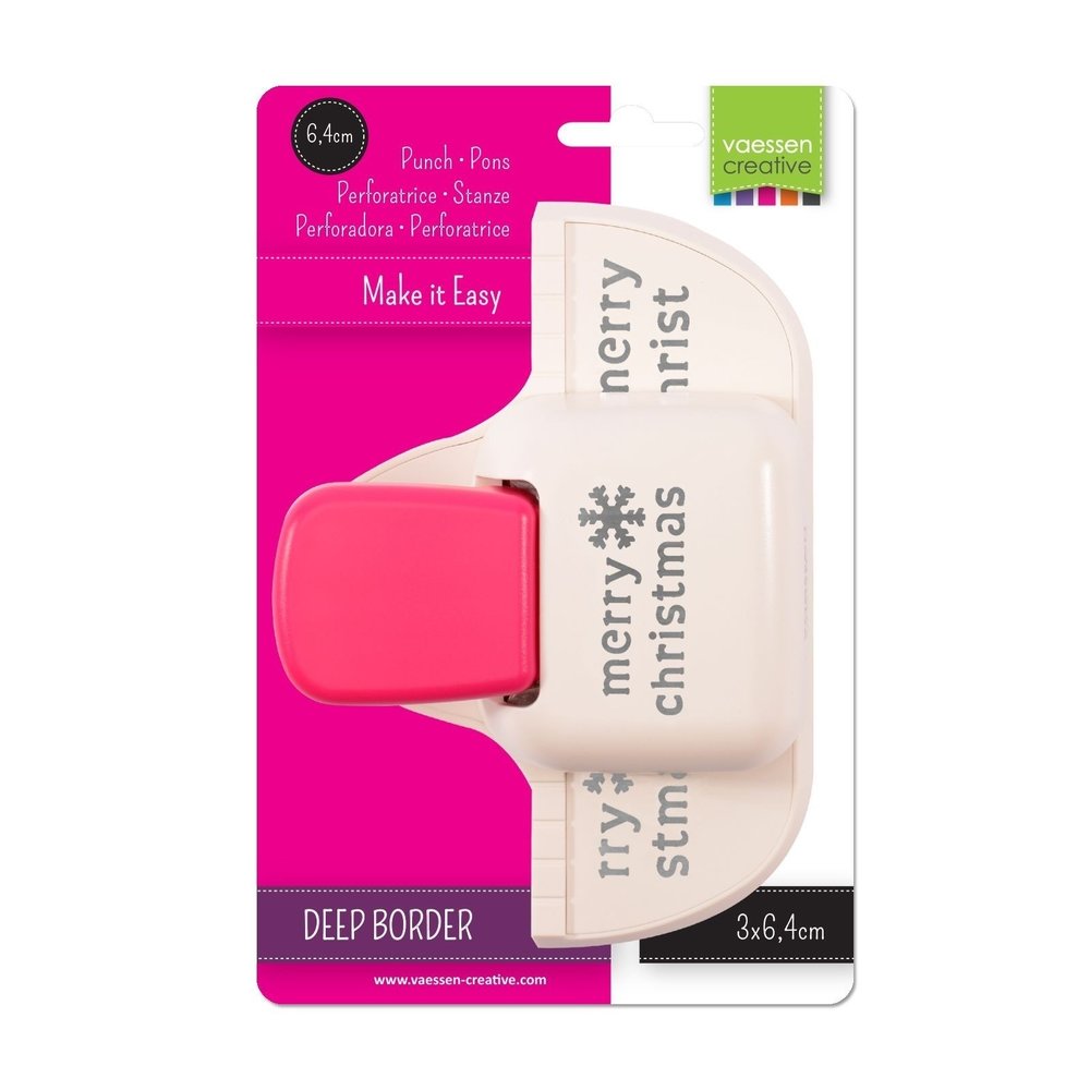 Vaessen Creative Randpons Diepe Rand Merry Christmas (21486-001)