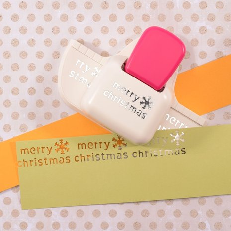 Vaessen Creative Randpons Diepe Rand Merry Christmas (21486-001)