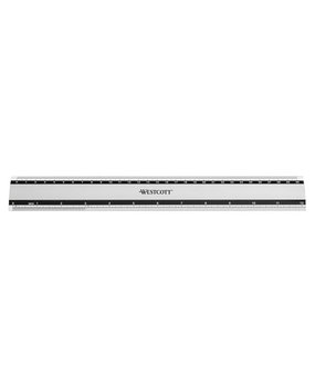 Westcott Aluminium Ruler 30cm Anti Slip (AC-E10191)
