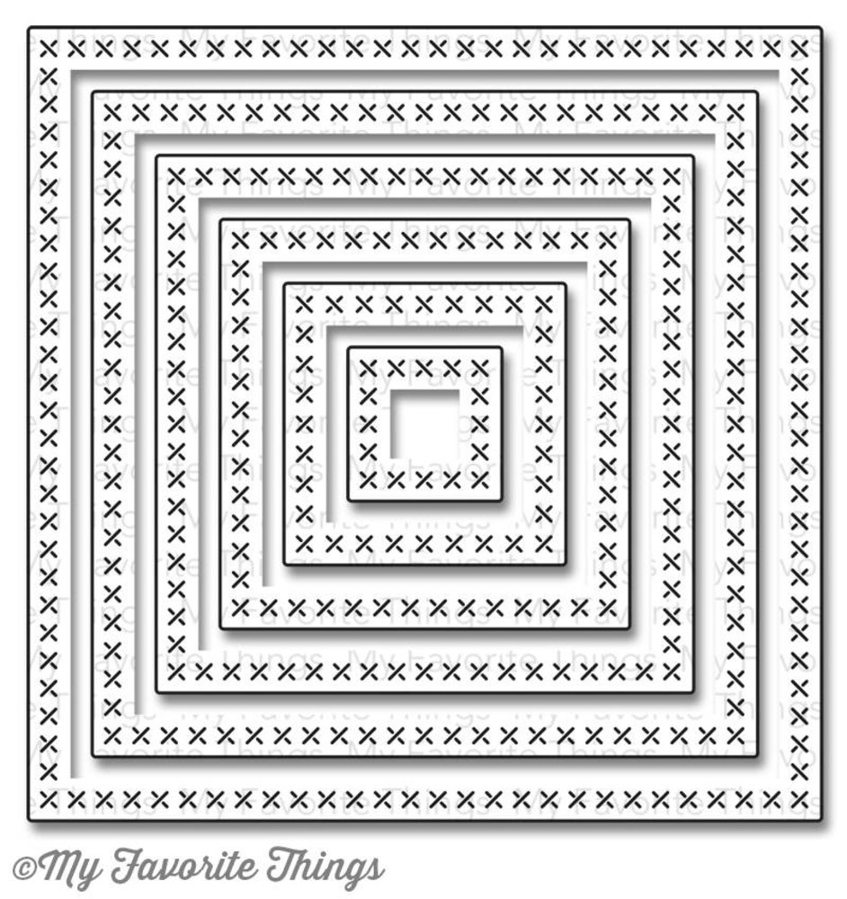 My Favorite Things Die-namics Cross-Stitch Square Stax (MFT-643) My Favorite Things Die-namics Cross-Stitch Square Stax (MFT-643)