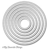 My Favorite Things Die-namics Cross-Stitch Circle Stax (MFT-650)