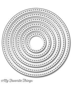 My Favorite Things Die-namics Cross-Stitch Circle Stax (MFT-650) My Favorite Things Die-namics Cross-Stitch Circle Stax (MFT-650)
