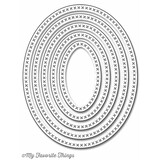 My Favorite Things Die-namics Cross-Stitch Oval Stax (MFT-651)