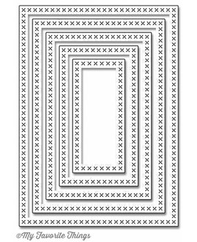 My Favorite Things Die-namics Cross-Stitch Rectangle Stax (MFT-652)