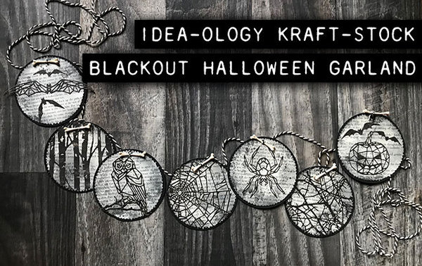 Idea-ology Blackout Kraft-Stock 8x8 Inch Paper Stash (TH94020)