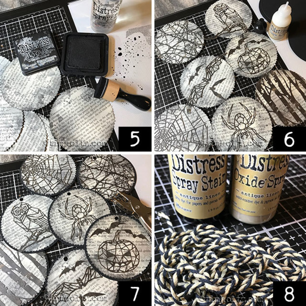 Idea-ology Blackout Kraft-Stock 8x8 Inch Paper Stash (TH94020)