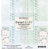 Reprint Sweet Baby Blue 12x12 Inch Paper Pack (CRP011)