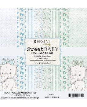 Reprint Sweet Baby Blue 12x12 Inch Paper Pack (CRP011) Reprint Sweet Baby Blue 12x12 Inch Paper Pack (CRP011)