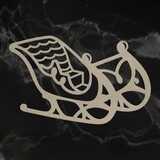 Couture Creations Chipboard - Santa's Sleigh (1pc) CO727151)