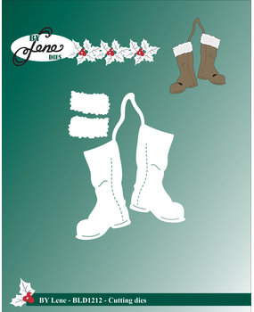 By Lene Metal Dies Christmas Boots (BLD1212)