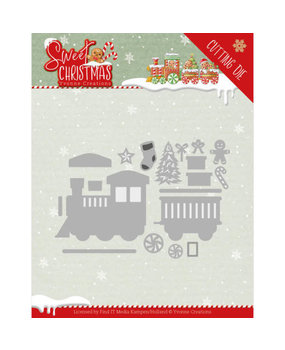 Yvonne Creations Sweet Christmas Train Die (YCD10181) Yvonne Creations Sweet Christmas Train Die (YCD10181)