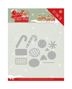 Yvonne Creations Sweet Christmas Candy Die (YCD10183) Yvonne Creations Sweet Christmas Candy Die (YCD10183)